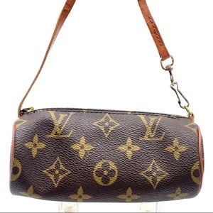 Auth Louis Vuitton Monogram Papillon Pouch